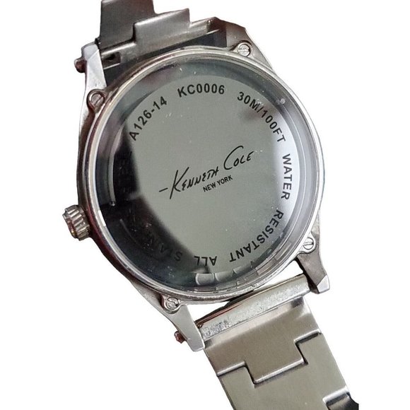 KENNETH Cole New York Ladies Stainless Steel Crystal Women's Watch Lot of 2 - Picture 6 of 9